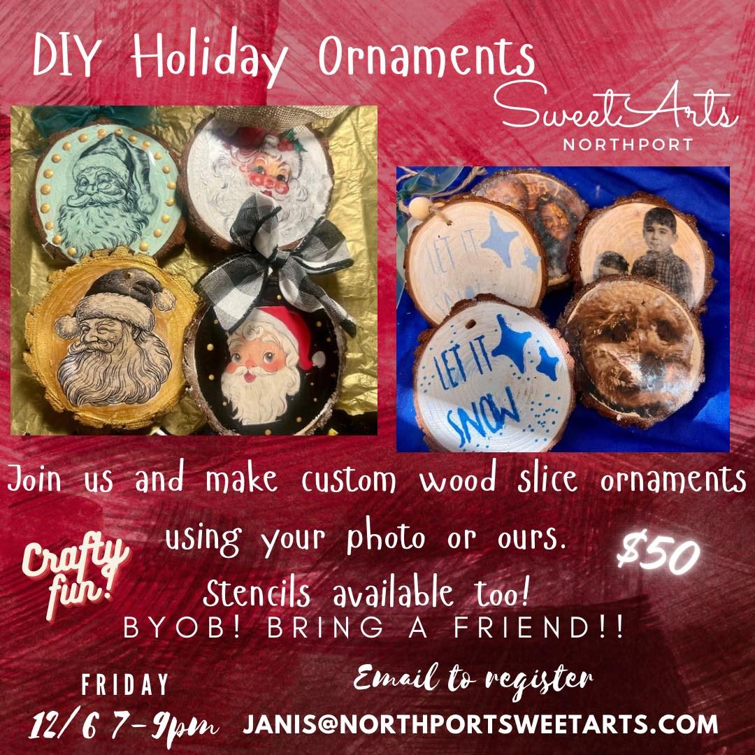 DIY Wood Ornament Crafting Night!