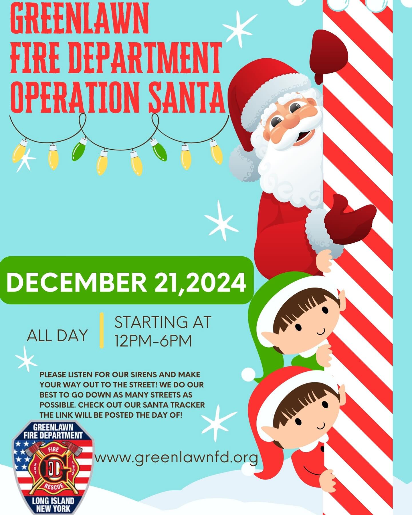 Greenlawn Fire Department Operation Santa