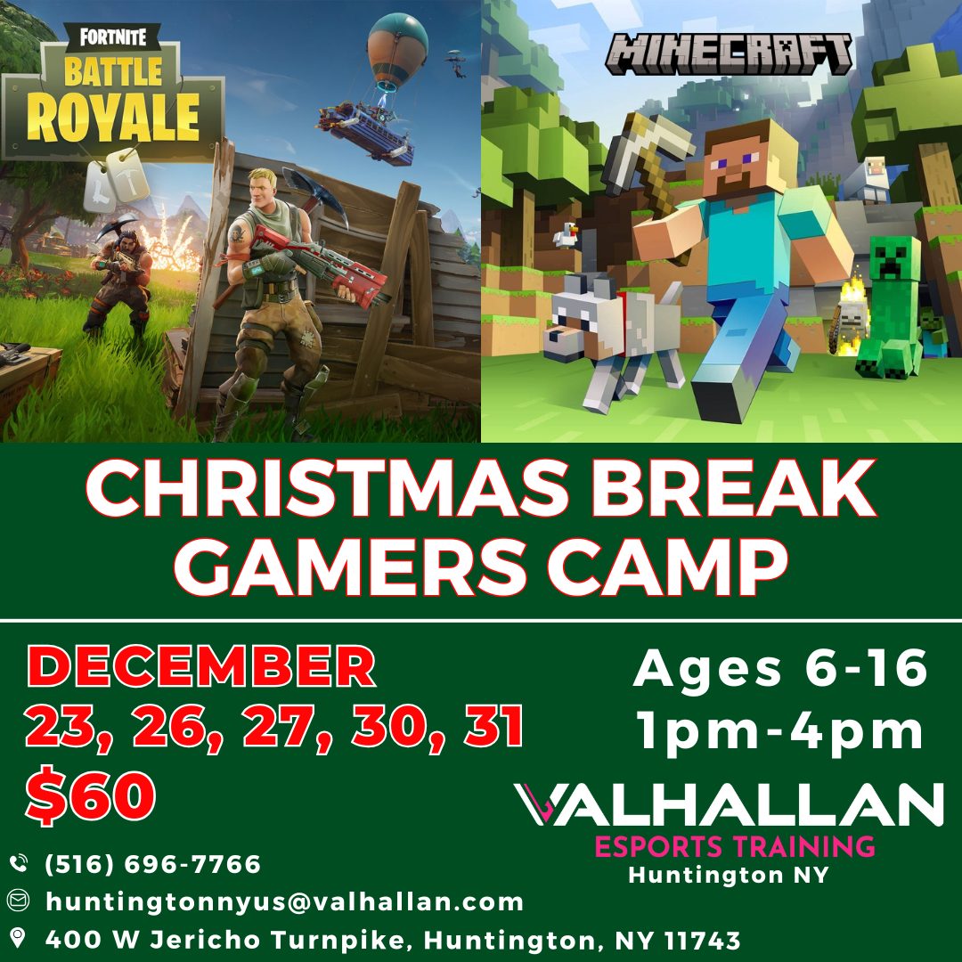 Christmas Break Gamers Camp