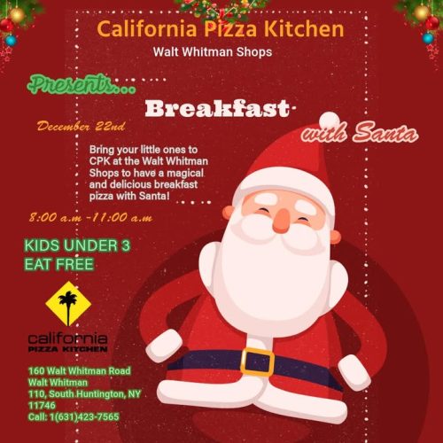 Breakfast with Santa - California Pizza Kitchen