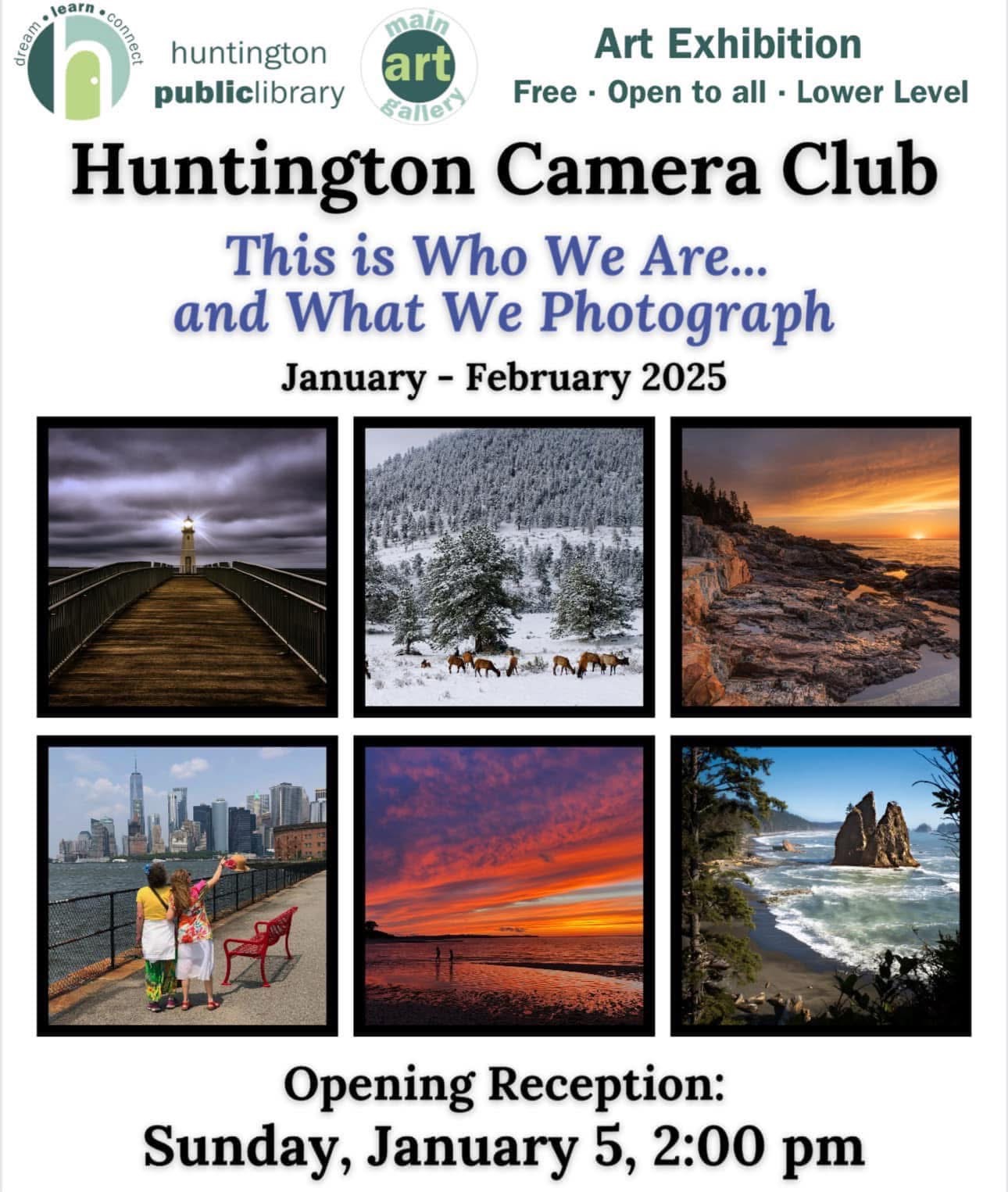 Huntington Camera Club Exhibition and Reception