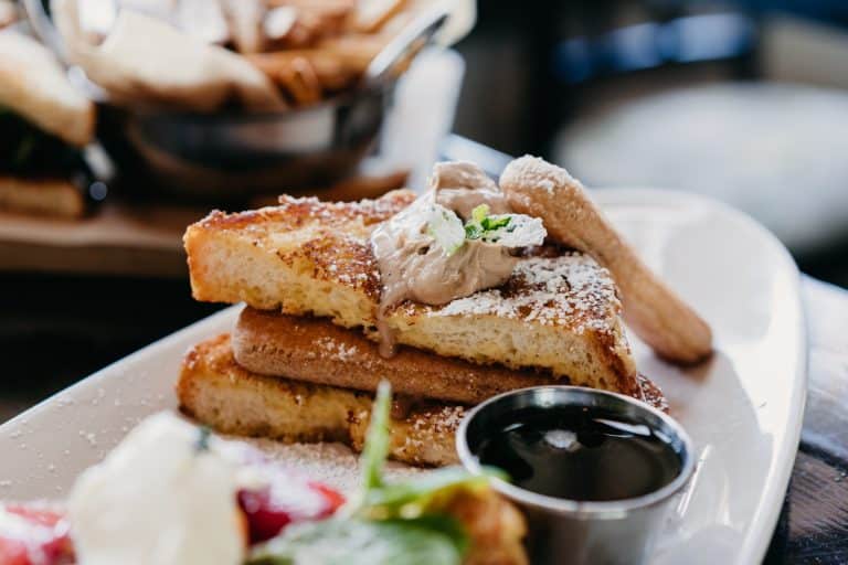 The breakfast part of brunch