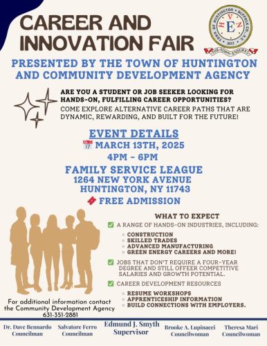 career and innovation fair town of huntington