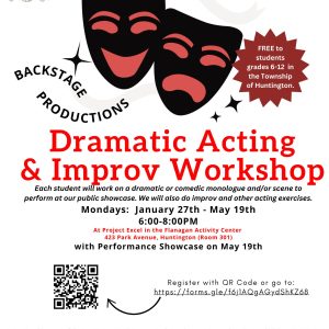 Dramatic Acting and Improv Workshop Grades 6-12