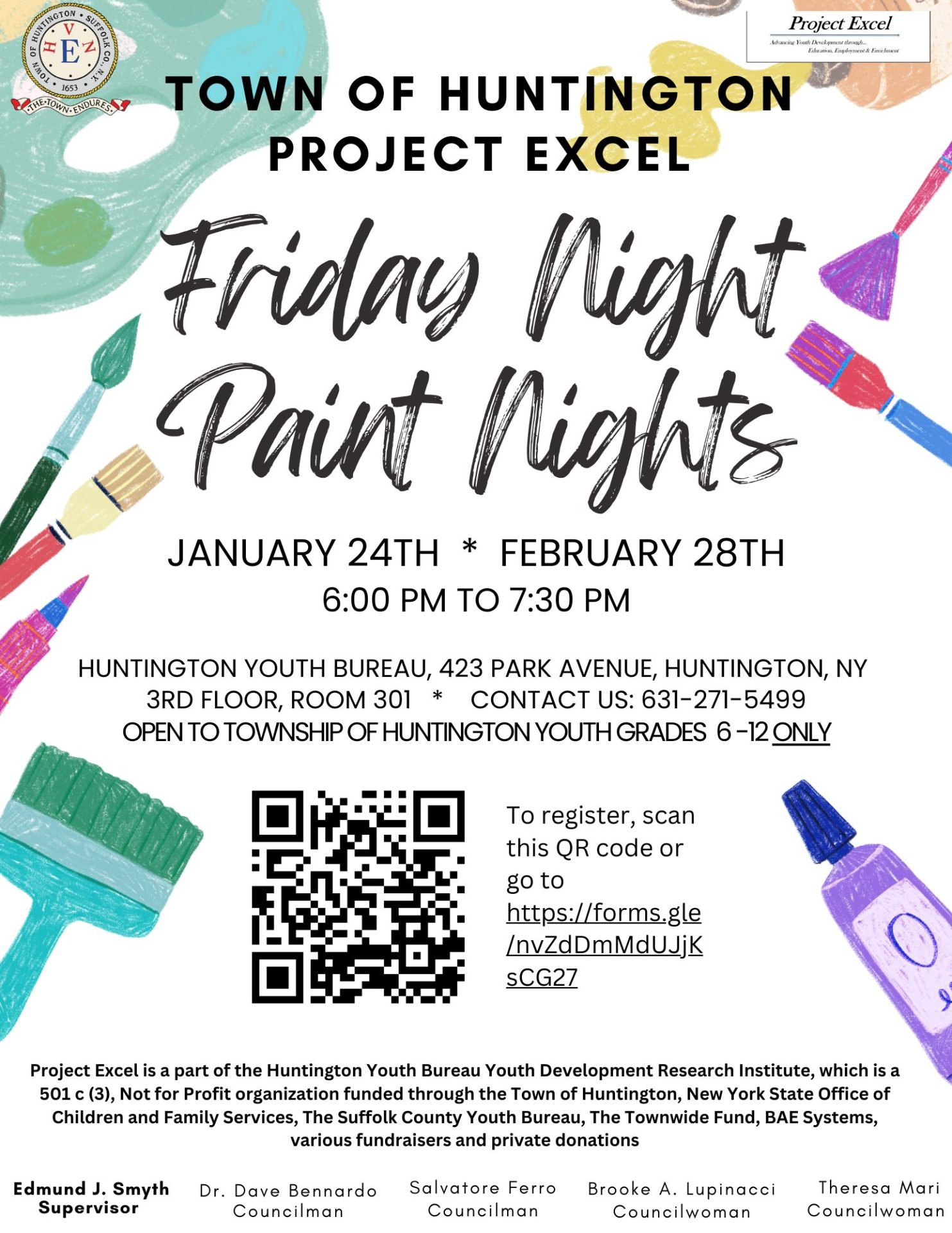 FREE Teen Paint Night - Grades 6-12