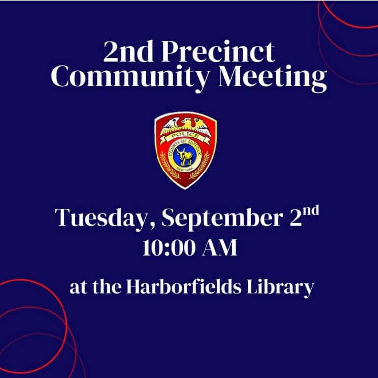 Suffolk County Police Department 2nd Precinct Monthly Community Meeting - September 2025