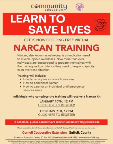 Free Narcan Training - VIRTUAL