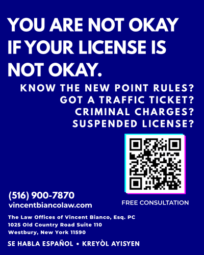 Vincent Bianco Law Advertisement.