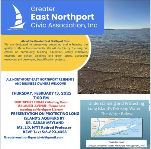 Greater East Northport Civic Association Meeting