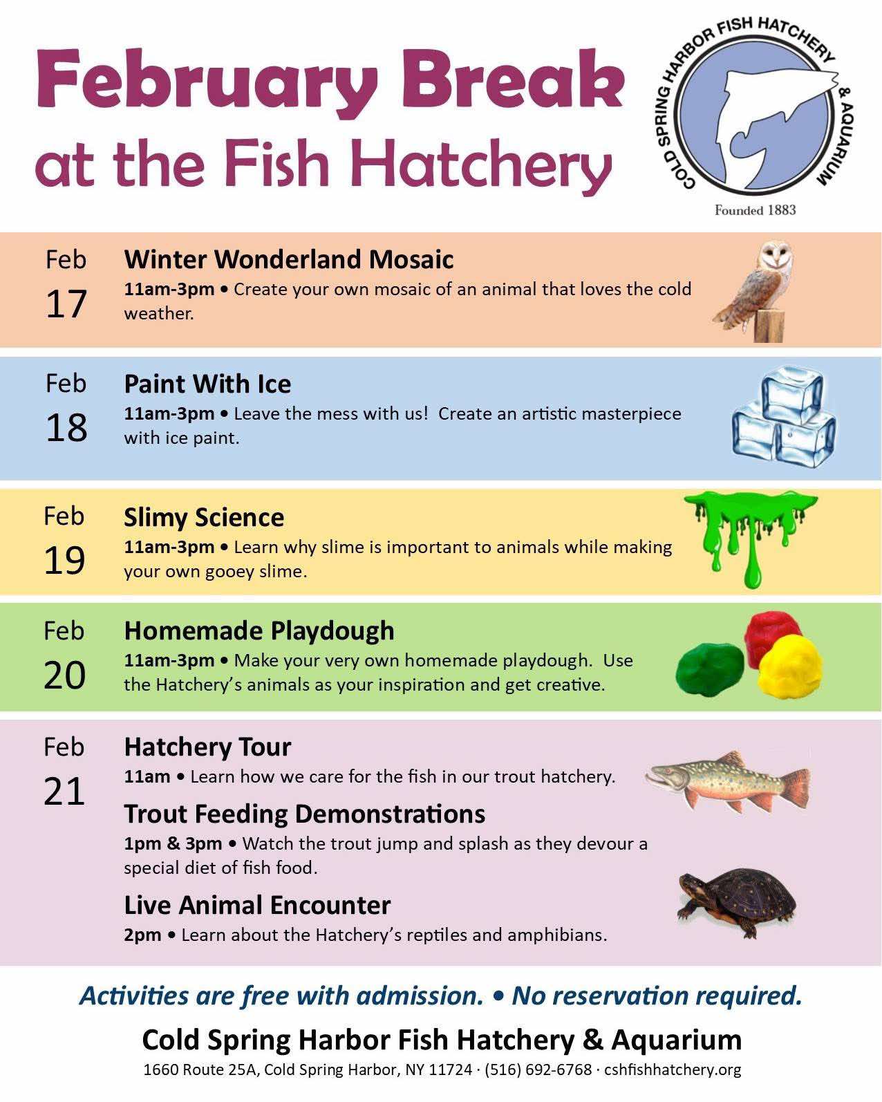 February Break at the Fish Hatchery