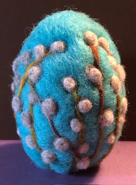 Needle Felting Egg Workshop