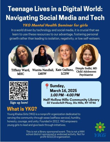 Teenage Lives in a Digital World (YKG Mental Health Seminar for Girls) - FREE