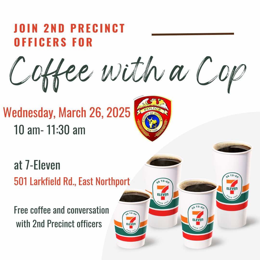 Coffee With A Cop - East Northport - FREE