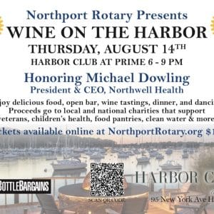 Wine on The Harbor with Northport Rotary