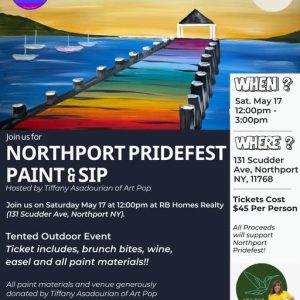 Northport Pridefest Paint and Sip