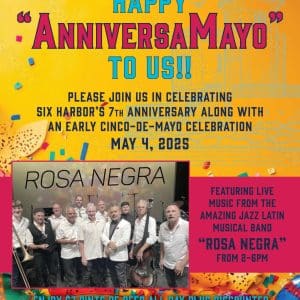 Happy "AnniversaMayo" To Us! Six Harbors Brewing Company - FREE