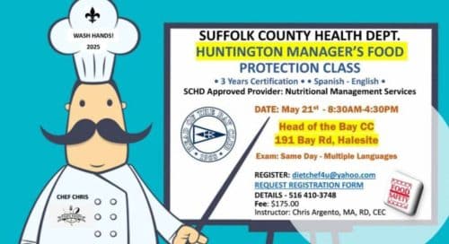 Suffolk County Health Department Huntington Manager's Food Protection Class