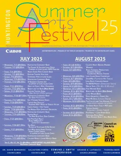 2025 Huntington Summer Arts Festival Schedule