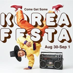 Koreafest - August 30-Sept 1 - FREE