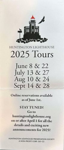 Huntington Lighthouse Tours 2025