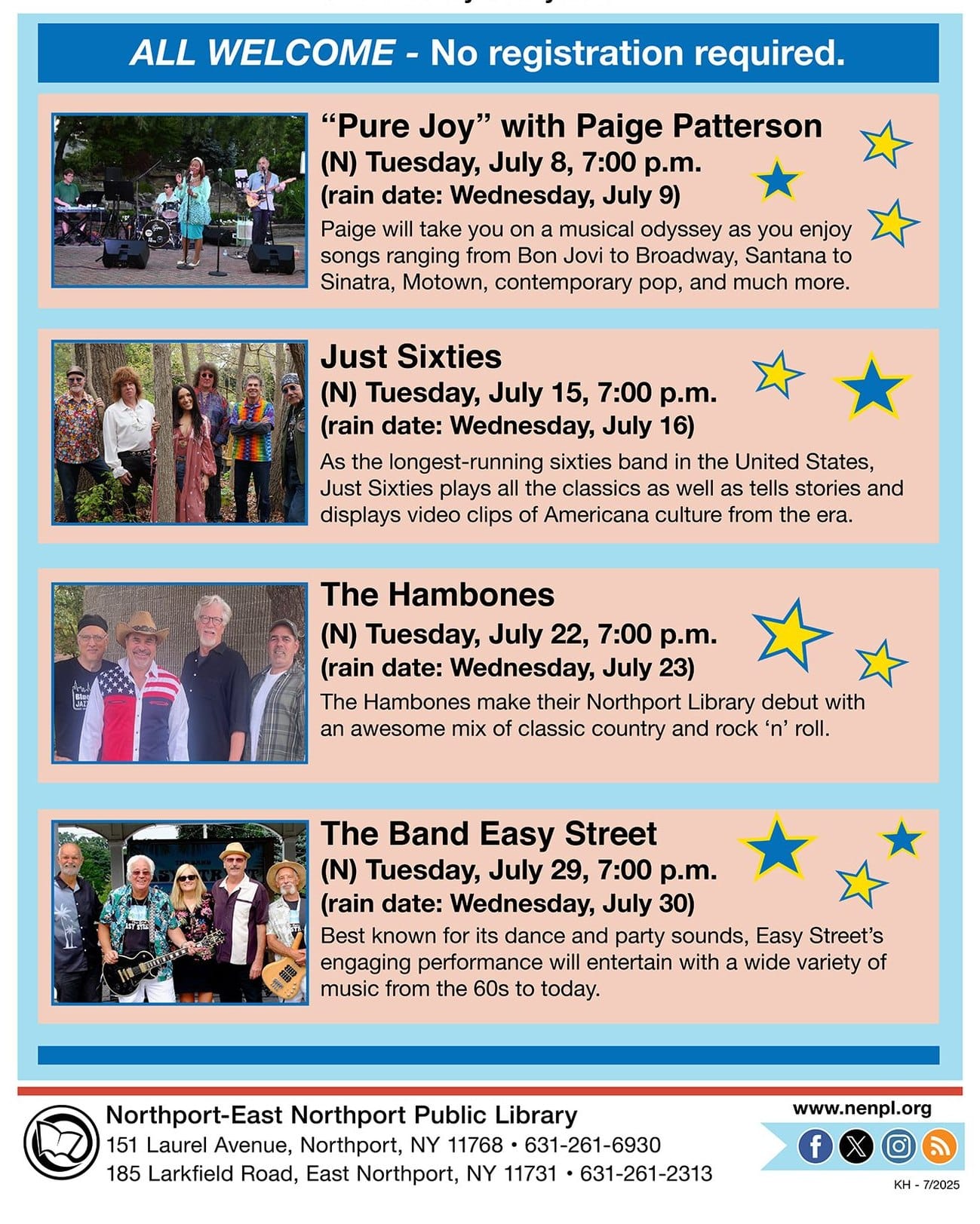 Northport Library Concerts in the Courtyard - FREE