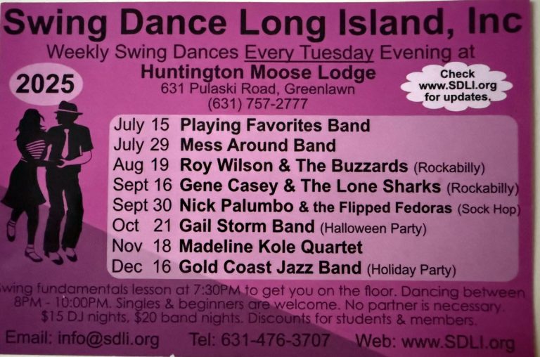 Swing Dance Long Island Tuesdays at The Lodge - Huntington