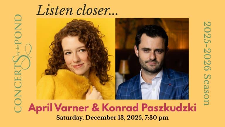 Concerts By The Pond: April Varner and Konrad Paszkudzki