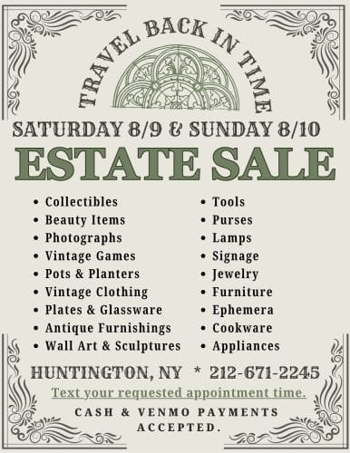 ESTATE SALE