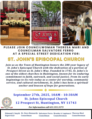 St. John's Street Dedication - FREE