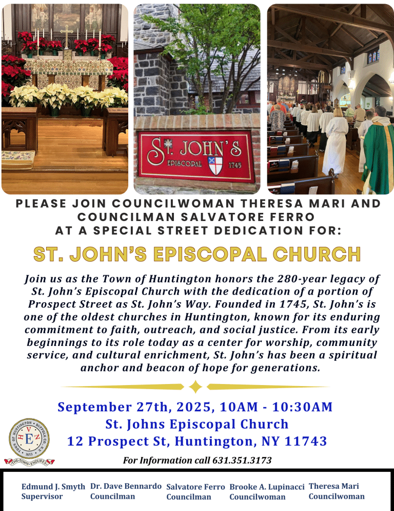 St. John's Street Dedication - FREE