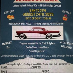 Northport-Centerport Lions Car Show