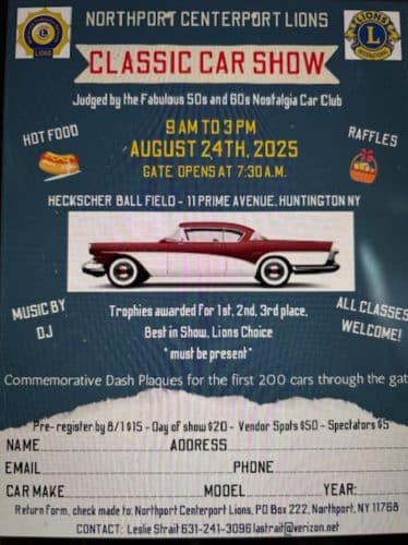 Northport-Centerport Lions Car Show