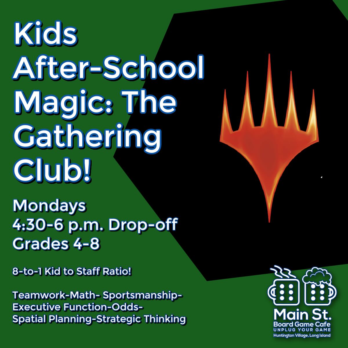 After School Magic: The Gathering Club - Main Street Board Game Cafe