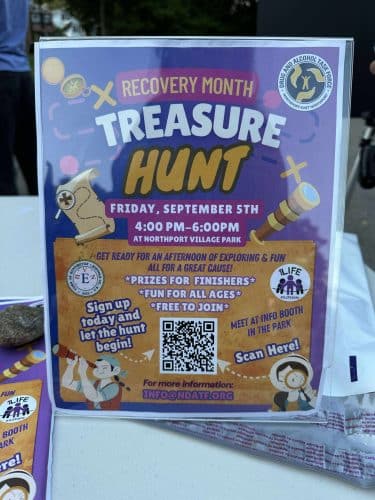 Recovery Month Treasure Hunt - FREE
