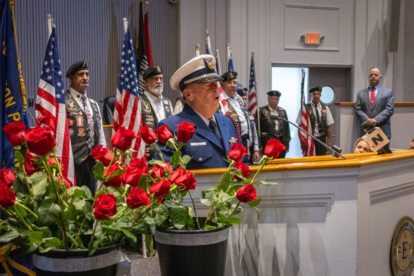Town of Huntington's 9/11 Anniversary Commemorative Service - Louis DiLeo, United States Coast Guard Auxiliary Band