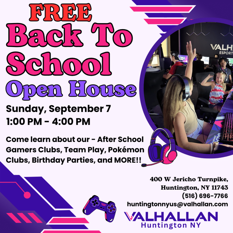 FREE Back To School Open House at Valhallan Gaming!