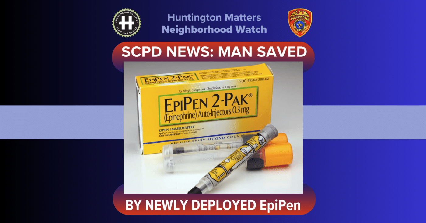 Man’s life saved less than one week after SCPD cars equipped with EpiPens