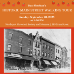 Historic Main Street Walking Tour (Sept)