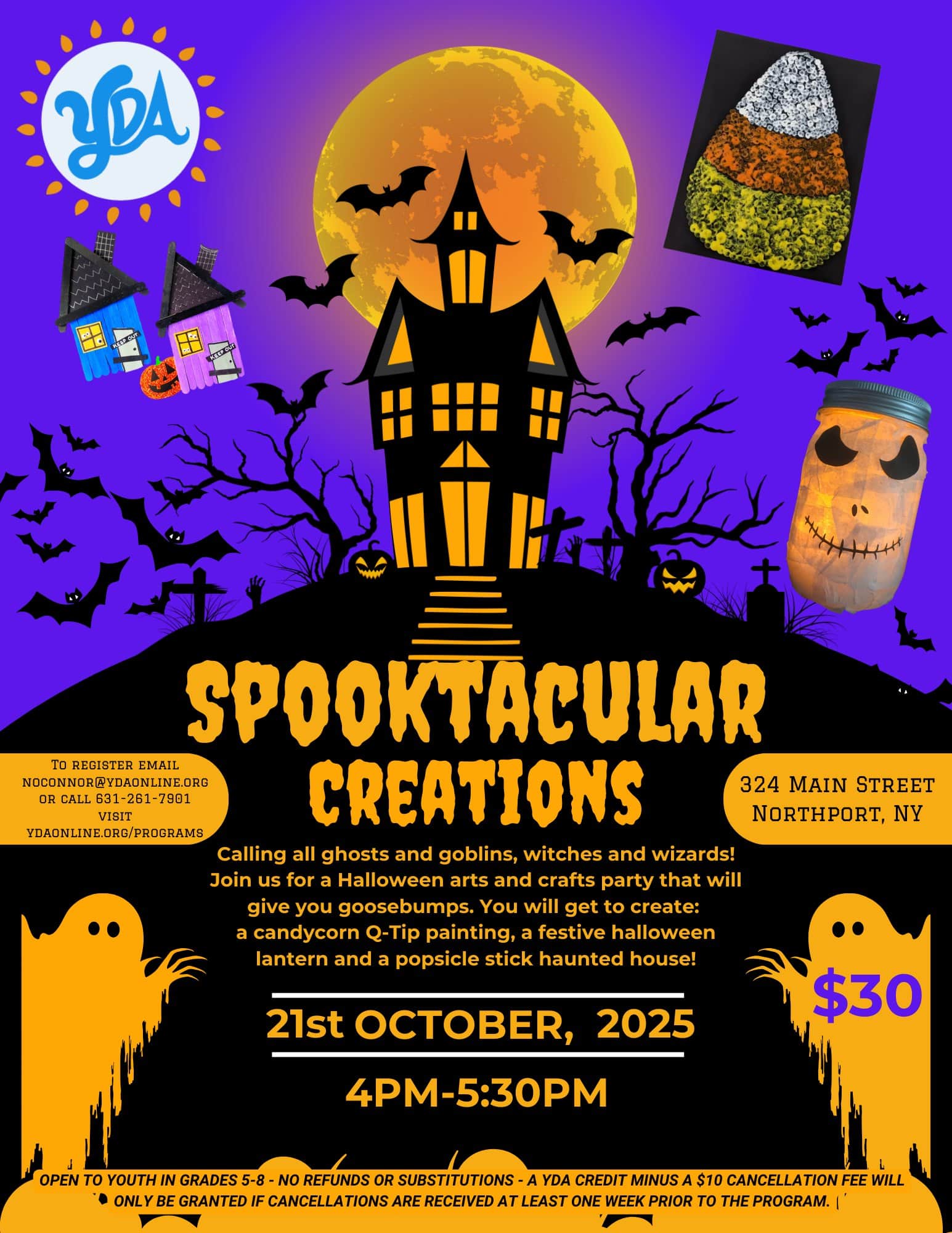 YDA Spooktacular Creations - Grades 5-8