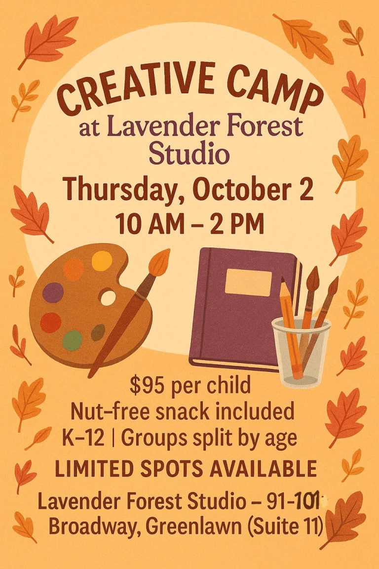 Creative Camp at Lavender Forest Studio - Grades K-12