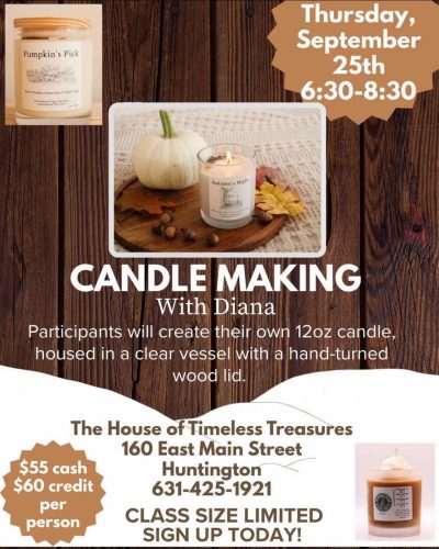 Candle Making with Diana - House of Tiny Treasures