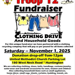 Clothing Drive BSA Troop 12 Fundraiser