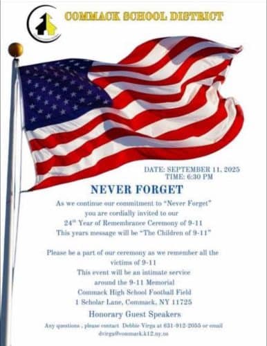 Children of 9/11 - Commack School District 9/11 Remembrance Ceremony