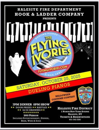 Dueling Piano Fundraiser - Halesite Fire Department 