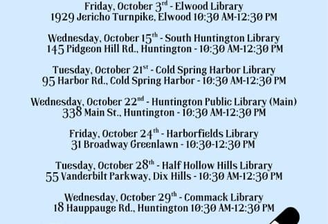 Operation Medicine Cabinet - October - Libraries - FREE
