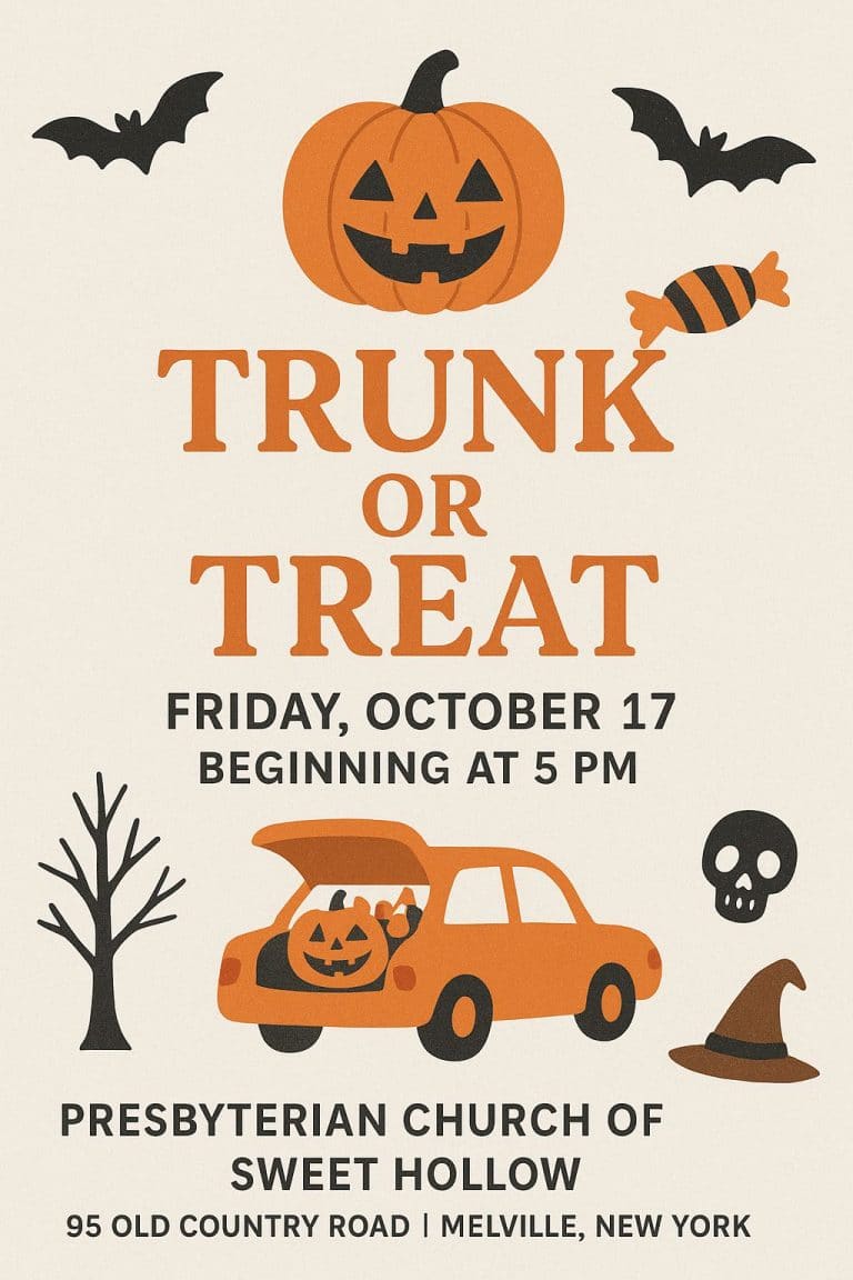 Trunk or Treat - Presbyterian Church of Sweet Hollow - FREE
