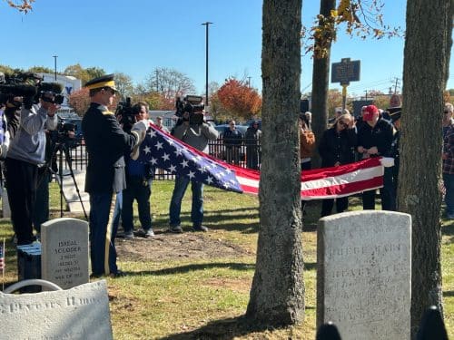 Flag Ceremony - Burr Cemetery Restoration Ceremony
