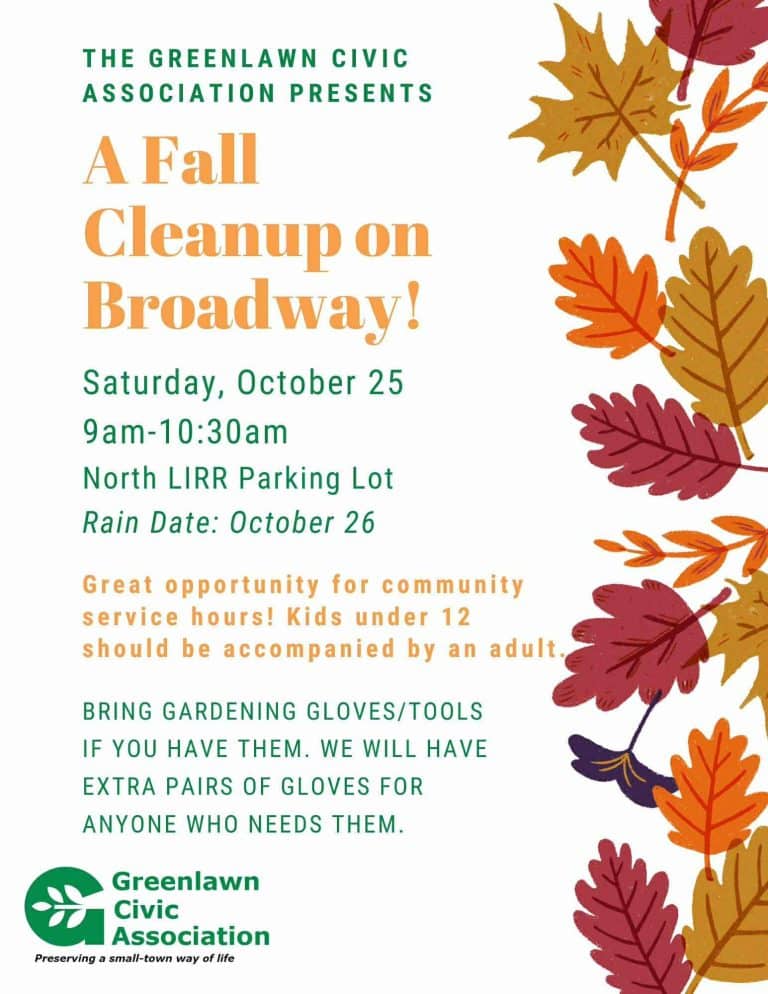 A Fall Cleanup on Broadway - Volunteer