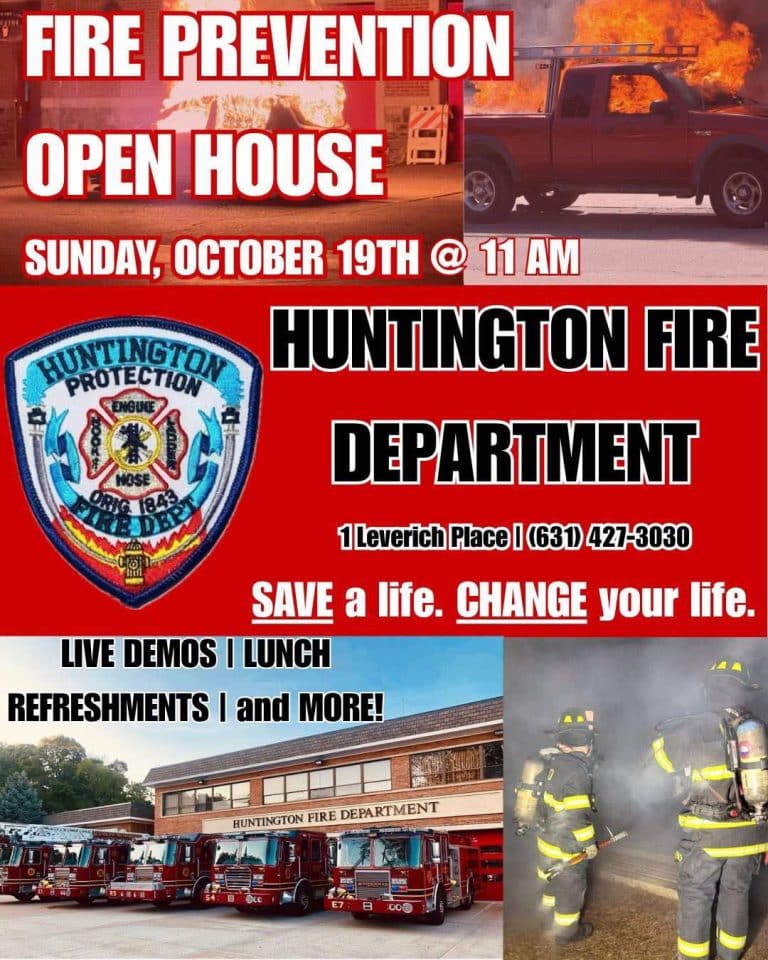 Huntington Fire Department Open House - FREE
