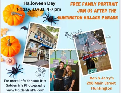 Free Portrait on Halloween Day at Ben and Jerry's